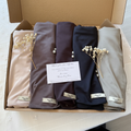 Coffret Areej Essentials — flatlay recadré